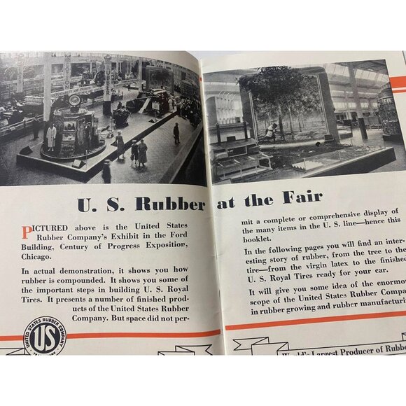 1934 United States Rubber Company Century Of Progress Booklet - Picture 8 of 8